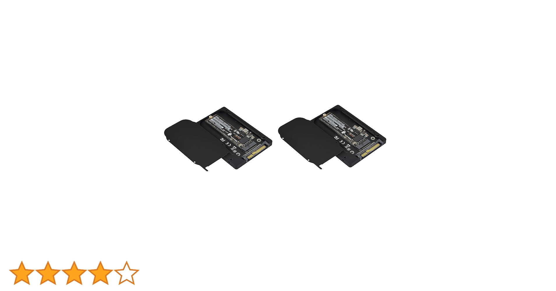 Amazon | ADWITS 2パック U.2 NVMe SSDドライブ、32Gbps M.2 Key-M